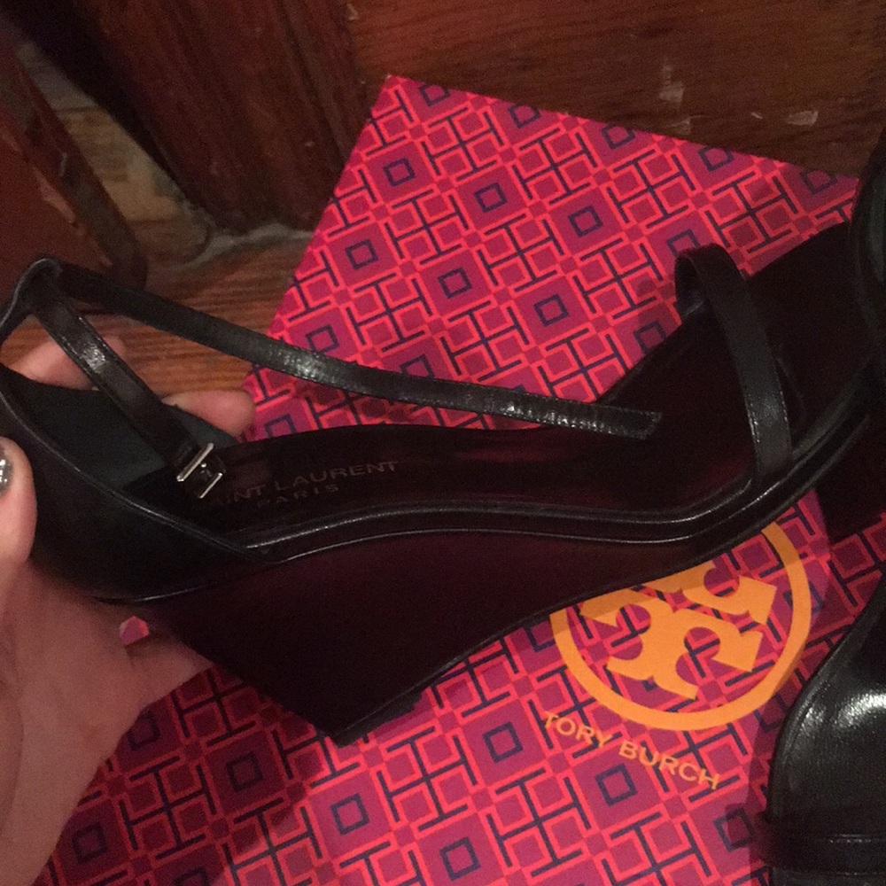 Saint Laurent Wedged Heels - Picture 6 of 8